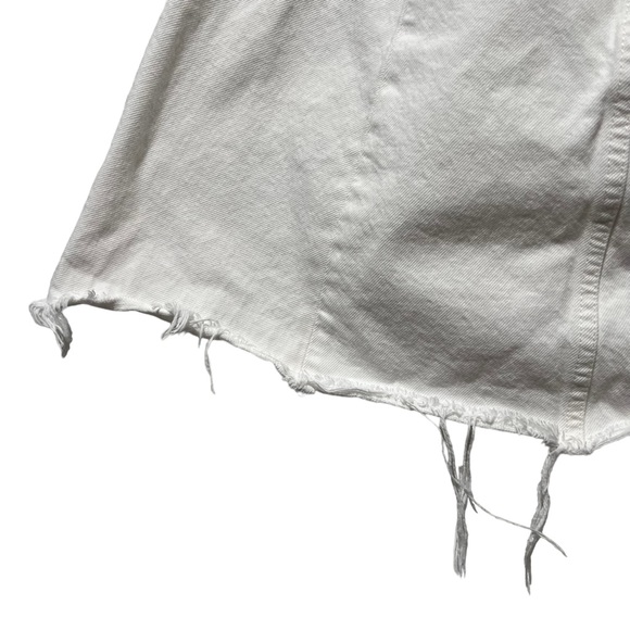 GRLFRND x Revolve Ella Reconstructed Wrap Skirt Size 25 - Picture 7 of 12